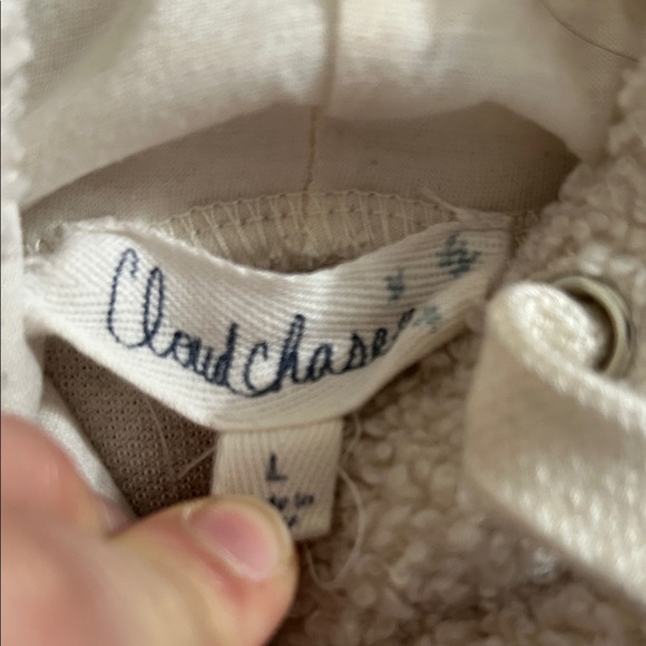 Cloud Chaser Cream Textured Jacket - Picture 2 of 3